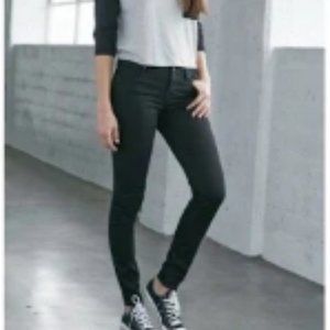 Black denim BULLHEAD PACSun jeans black mid-rise